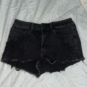 ⭐️Black high waisted jean shorts